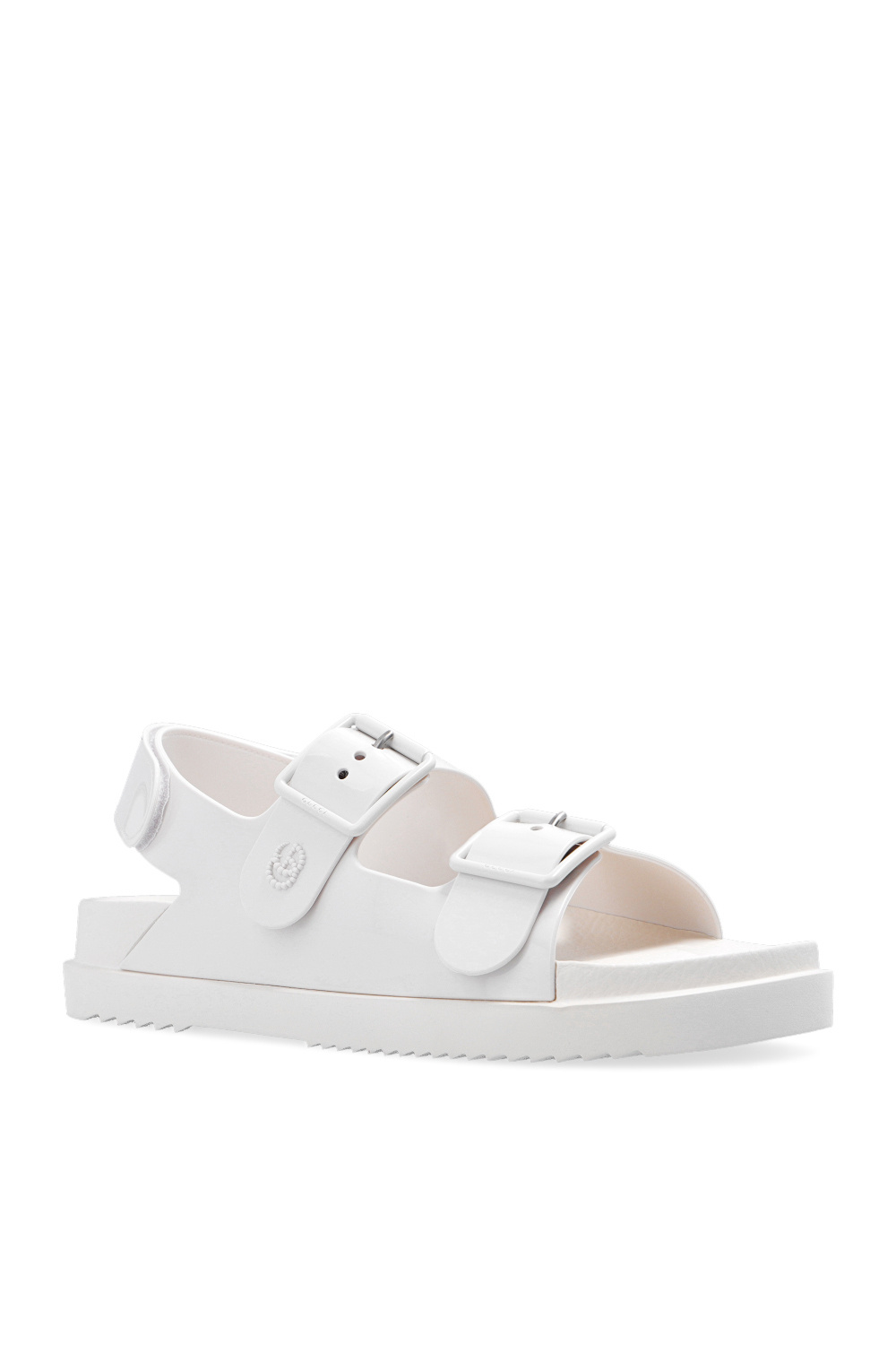 claquette gucci blanche White Rubber slides Gucci IetpShops Norway